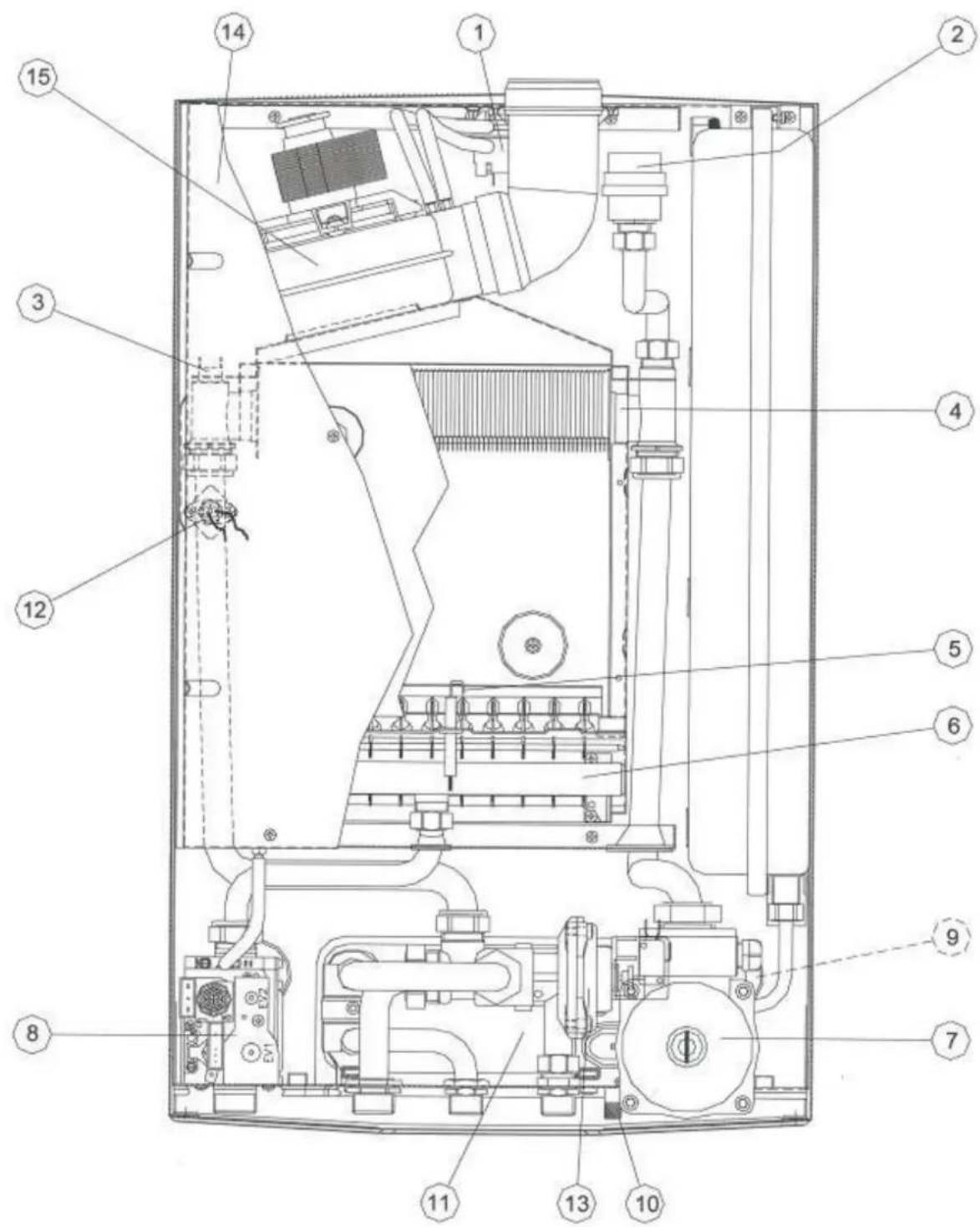 Zantia Turin 25 R - Layout dos Componentes: TURIN 25 - 1