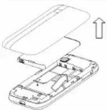 ZTE N290 - Inserindo o cartão SIM - 1
