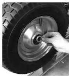 GARLAND Chipper 1080 - MONTAJE DE LAS RUEDAS - 3