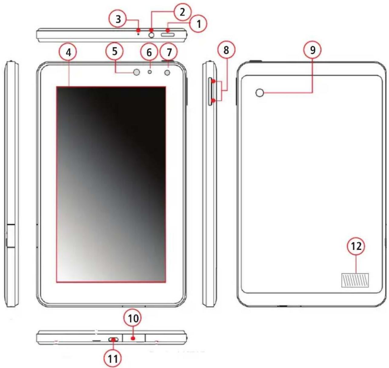 CCE Motion Tab T733 - CUIDADO: - 1