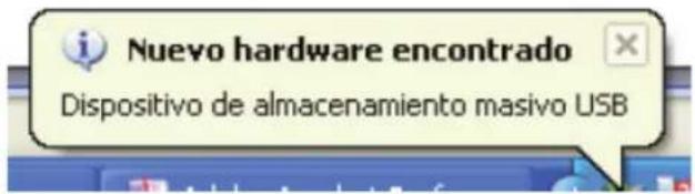 Nuevo hardware encontrado Dispositivo de almacenamiento masivo USB
