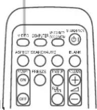 VIDEO COMPUTER RADIO VOLUME 1 ASPECT SEANDED AUTO BLANK ON FREE ON OFF ON OFF ON OFF OFF
