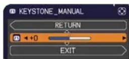 3M X36i - Correcting the keystone distortions - 3