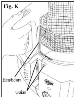 Fig. K Hendidura Guias