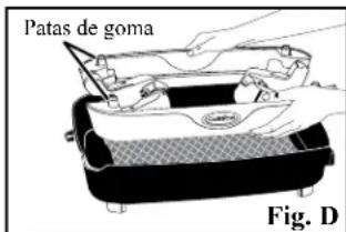 Patas de goma Fig. D