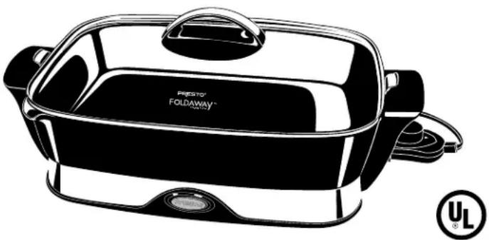 Presto Foldaway 06857 - Foldaway® sartén eléctrico de 16 pulgadas - 1