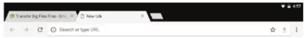 Transfer Big Files Free-Email New tab Search or type URL