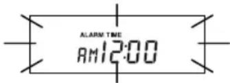 ALARM TIME AM12:00