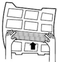 Mabe MMT18CDBSCC8 - replacing the air purifying filter - 3