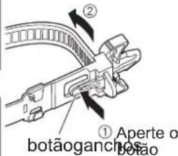 ① Aperte o Botão gancho