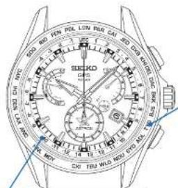SEIKO Astron SSE079J1 - Exibição de diferença horária - 1
