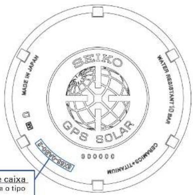 SEIKO MADE IN JAPAN GPS SOLAR WATER REDISTANT 100mA GENMOS + TITAMOM 000000 SUSCONS caixa o tipo