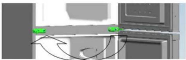 Meireles MFF 231 W - Reversing the Door Swing (optionnal) - 9