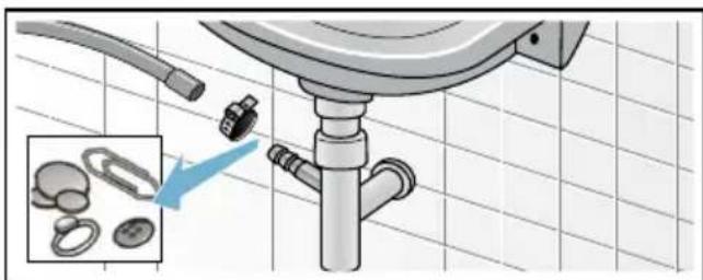 BOSCH WAT24479ES - Mangueira de escoamento entupida no sifão - 1