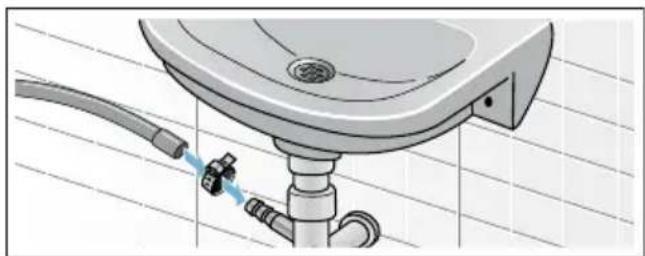 BOSCH WAT24479ES - Escoamento para um sifão - 1