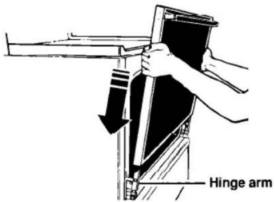 Hinge arm