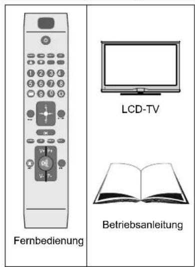 Fernbedienung LCD-TV Betriebsanleitung