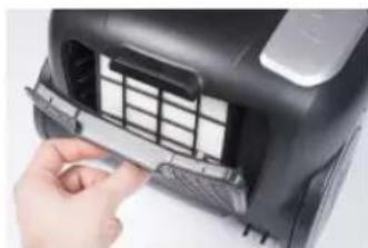 Concept VP8251 - CLEANING AND REPLACEMENT OF THE MOTOR FILTER - 1