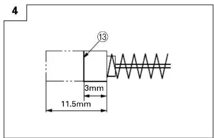 4 ⑬ 3mm 11.5mm