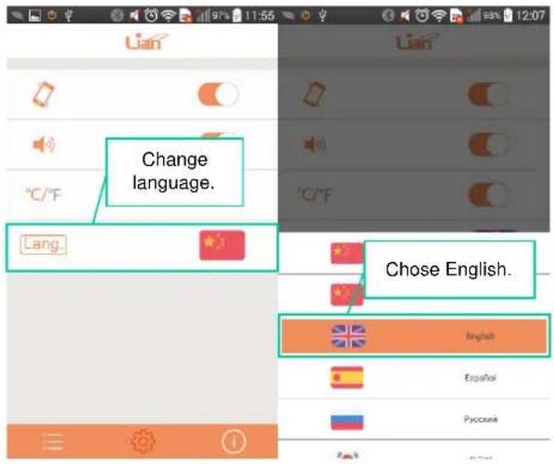Change language. Lang. Chose English. English Español Pyccoun