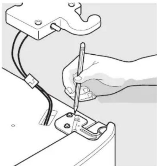 FRIGIDAIRE FFHS2622MM - Para retirar la puerta del refrigerador: - 1
