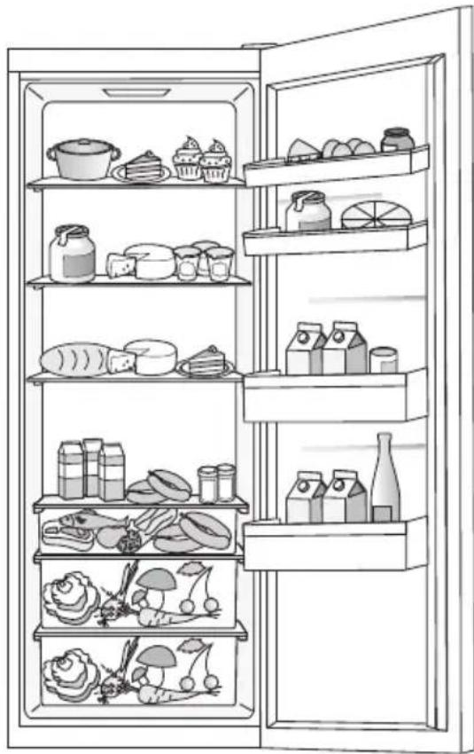 Foster 2038 000 - Secciones del refrigerador: - 1
