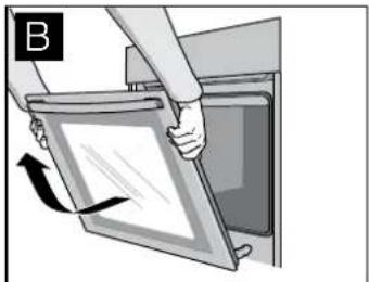 CONSTRUCTA CH110210 - Removing the appliance door - 3