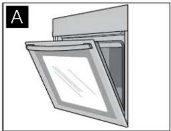 CONSTRUCTA CH110210 - Removing the appliance door - 2