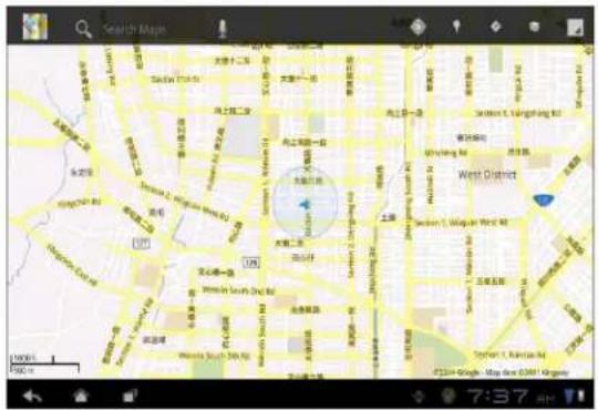ZTE Optik V55 - Google Maps - 1