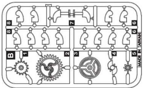 graph TD A["8"] --> B["7"] B --> C["6"] D["8"] --> E["2"] E --> F["3"] F --> G["4"] G --> H["5"] I["1"] --> J["2"] K["MODE IN TAIWAN"] --> L["7"] M["MODE IN TAIWAN"] --> N["6"] O["MODE IN TAIWAN"] --> P["5"]