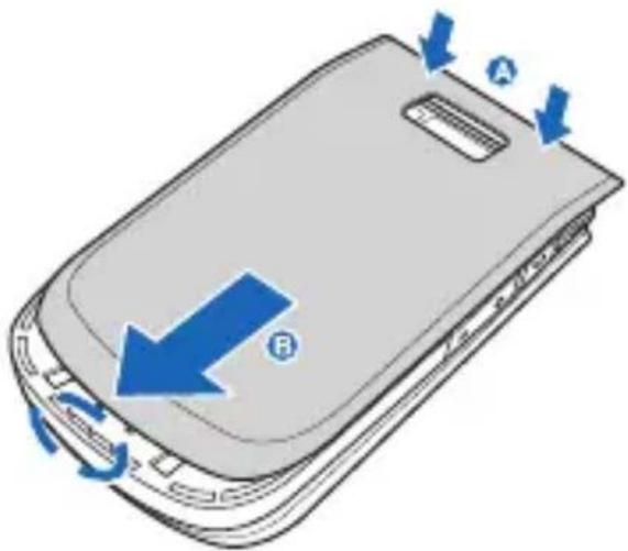 NOKIA 3606 - Instalar y retirar la batería - 3