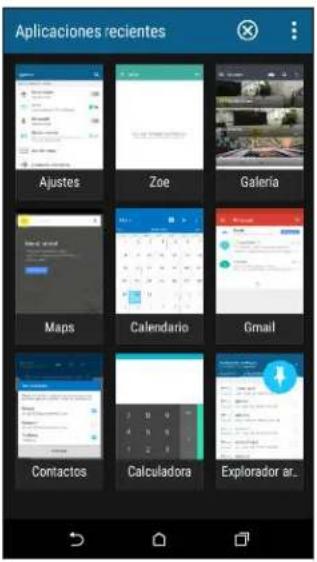 Aplicaciones recientes Ajustes Zoe Galería Maps Calendario Gmail Contactos Calculadora Explorador ar.
