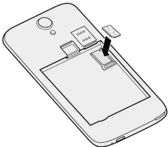 HTC Desire 520 - Insertar una tarjeta nano SIM - 2