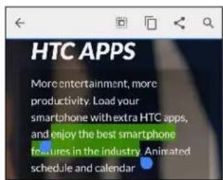 HTC Desire 520 - Seleccionar, copiar y pegar texto - 1