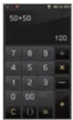 PANTECH Lazer - Uso de la calculadora - 1