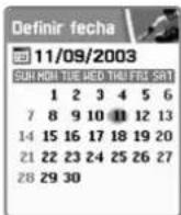 PANTECH G510 - - Definir fecha - 1