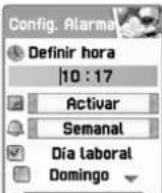 PANTECH G510 - Añadir alarma - 2