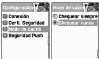 PANTECH G510 - Modo de caché - 1