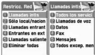 PANTECH G510 - • Restricc. Red (Restricción de Red) - 2