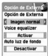 PANTECH G510 - Opción de Externa (Opción de pantalla externa) - 2