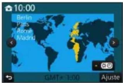10:00 Berlin Paris Rome Madrid GMT#: 1:00 Ajuste