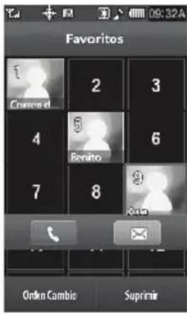 Favorites 1 Cronso d 2 3 4 Benito 5 6 7 8 9 Order Cambio Suprimir