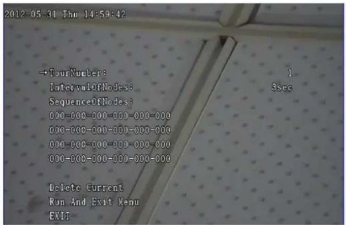 2012-05-31 Thu 14:59:42 →TourNumber: IntervalOfNodes: SequenceOfNodes: 000-000-000-000-000-000 000-000-000-000-000-000 000-000-000-000-000-000 Delete Current Run And Exit Menu EXIT