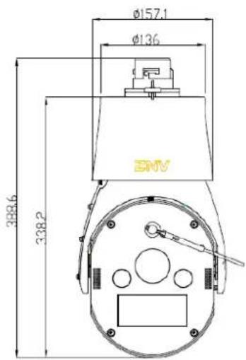 Ø157.1 Ø136 388.6 338.2 ENV