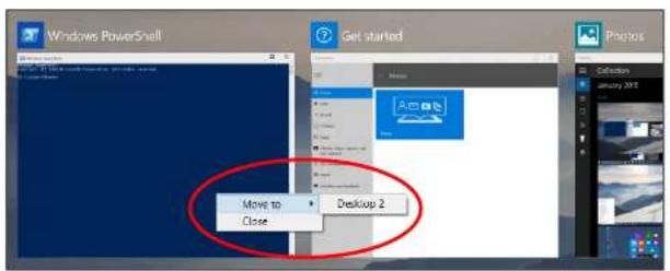 AIRIS OnePad Windows 10 - Moviendo apps entre escritorios virtuales - 1