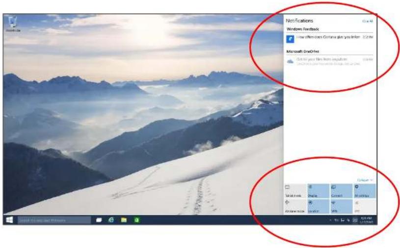 AIRIS OnePad Windows 10 - Dentro del Centro de Notificaciones encontrarás... - 1