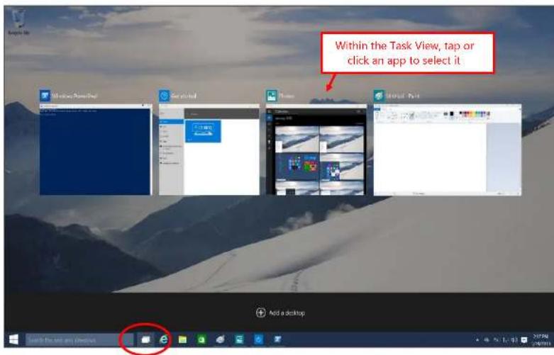 AIRIS OnePad Windows 10 - Muestra la Vista de Tareas y cambia de aplicación - 1