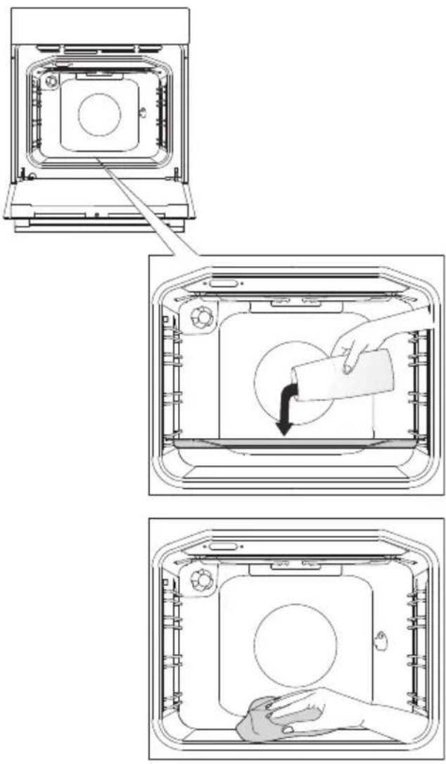 GORENJE BO735E11X - USO DA FUNÇÃO AQUA CLEAN PARA LIMPAR O FORNO - 1