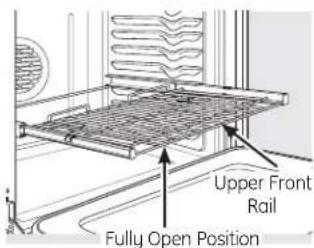 Upper Front Rail Fully Open Position