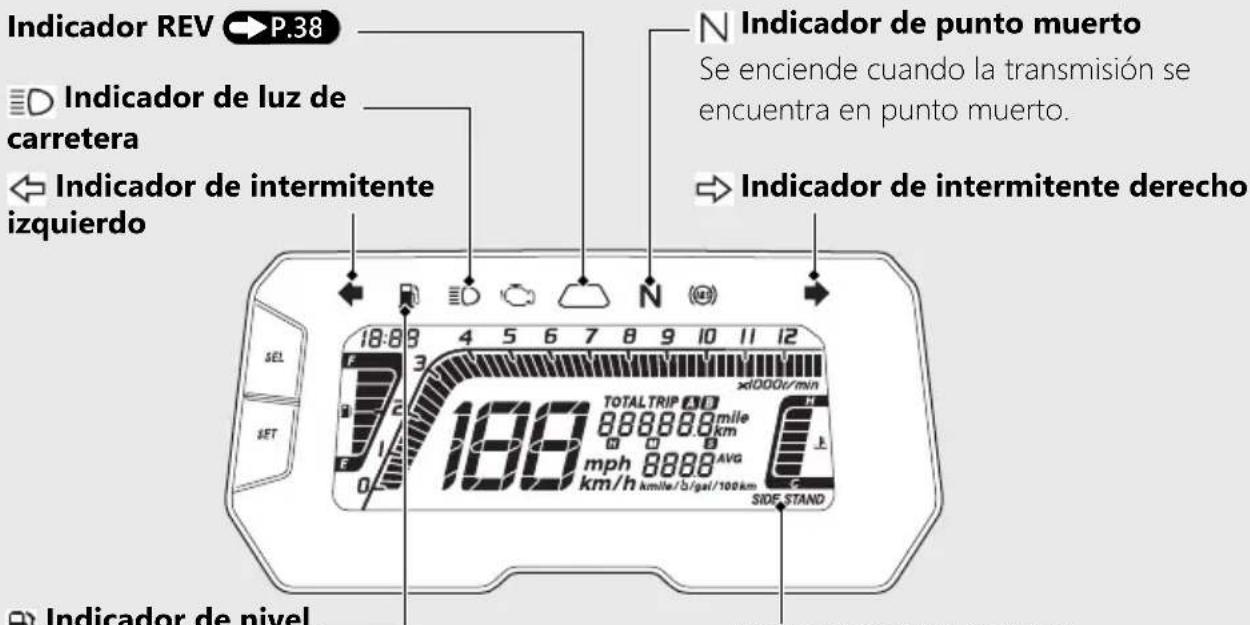 Honda CBF300 (2019) - Testigo de avería (MIL) de la PGM-FI (inyección programada de combustible) - 1